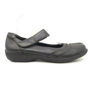 Clarks Bendables Black Leather Casual Adjustable Loafers Shoes Women's 8.5 M